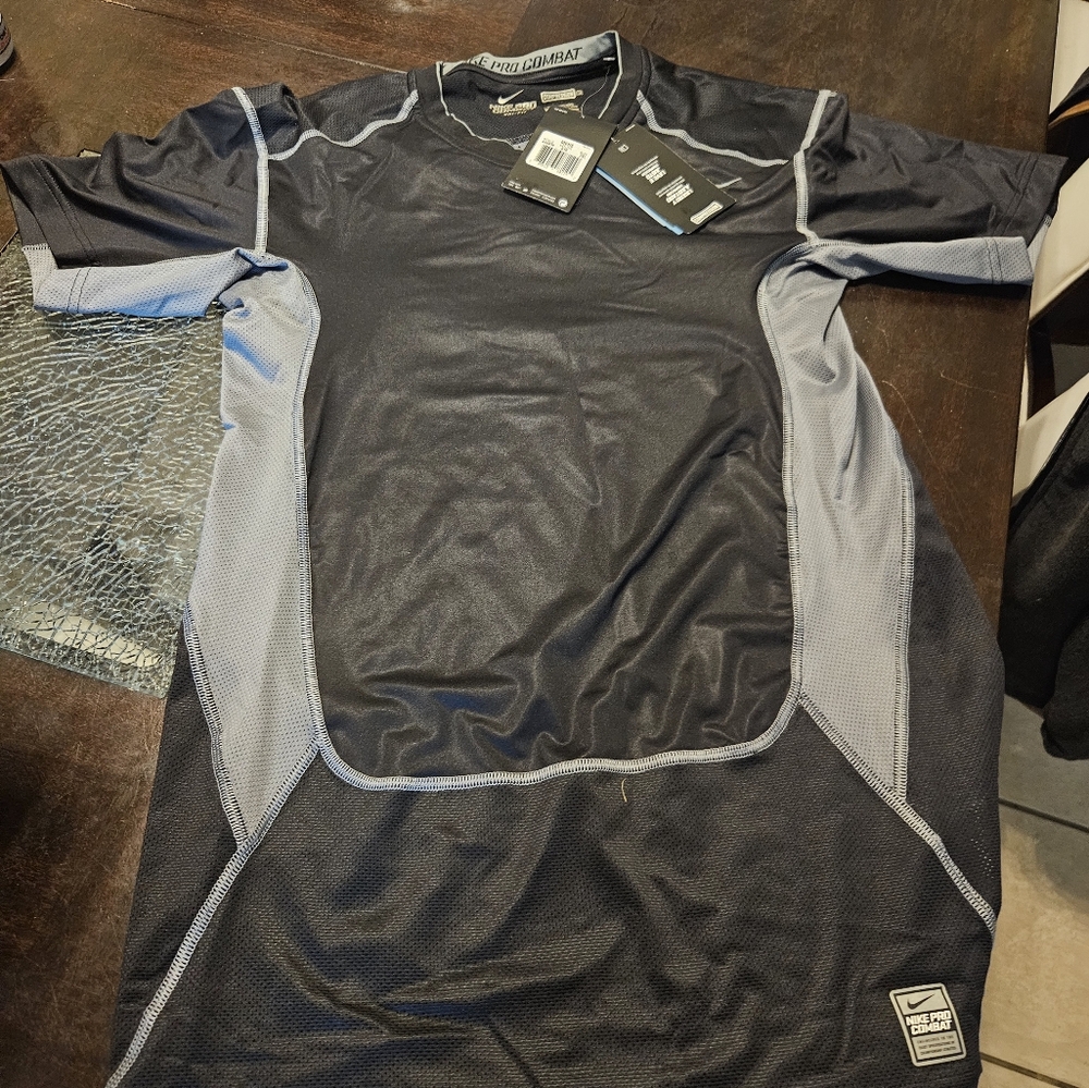 Nike Tank Top Grey Compression 748867-065 xxl Dri-Fit fitness Work Out